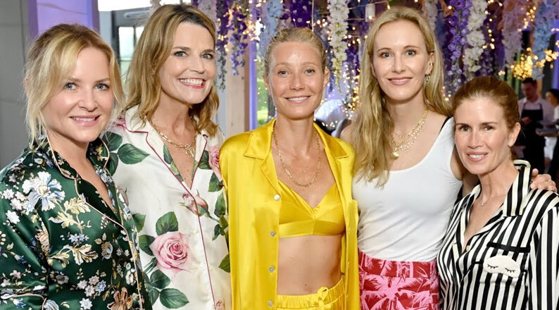 Gwyneth Paltrow Goop Hosts Pajama Party for New Sleep Milk Launch